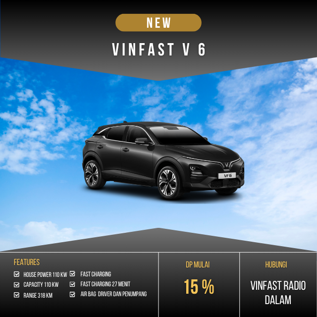 Produk display Vinfast V 6 produk Display Vinfast V 6